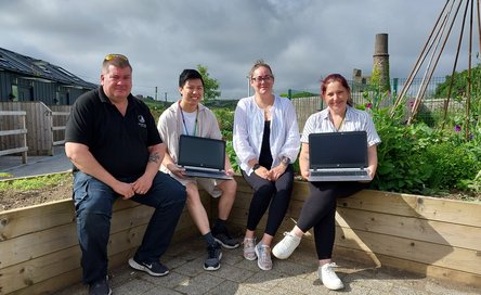 Laptop donation