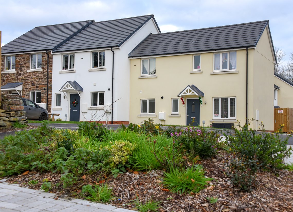 St Columb with garden