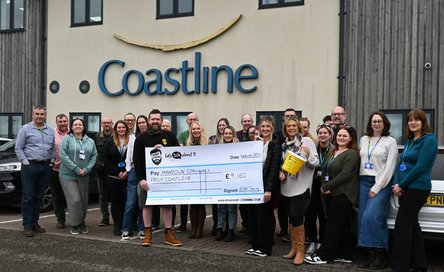 Man Down cheque handover