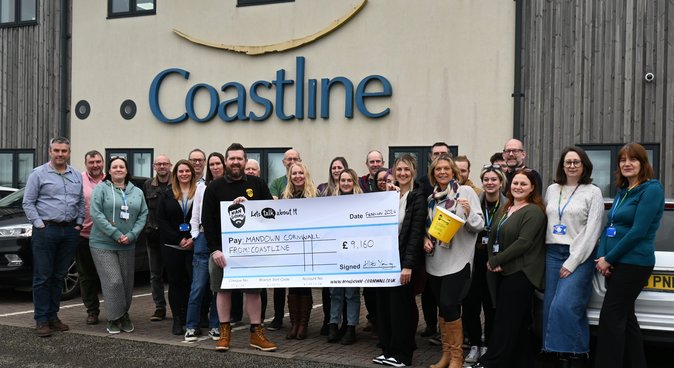 Man Down cheque handover