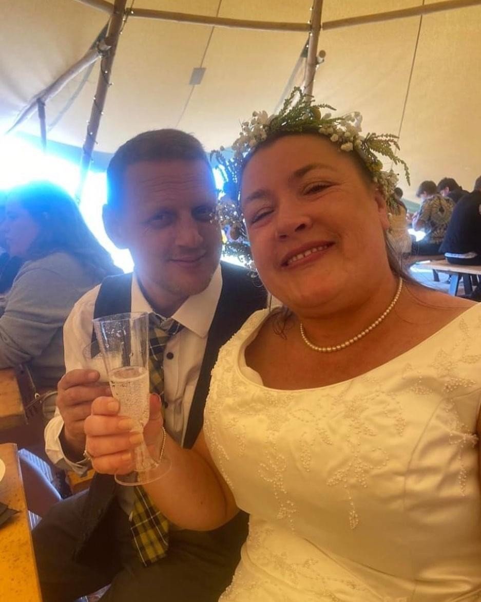 Mike and Emma wedding day