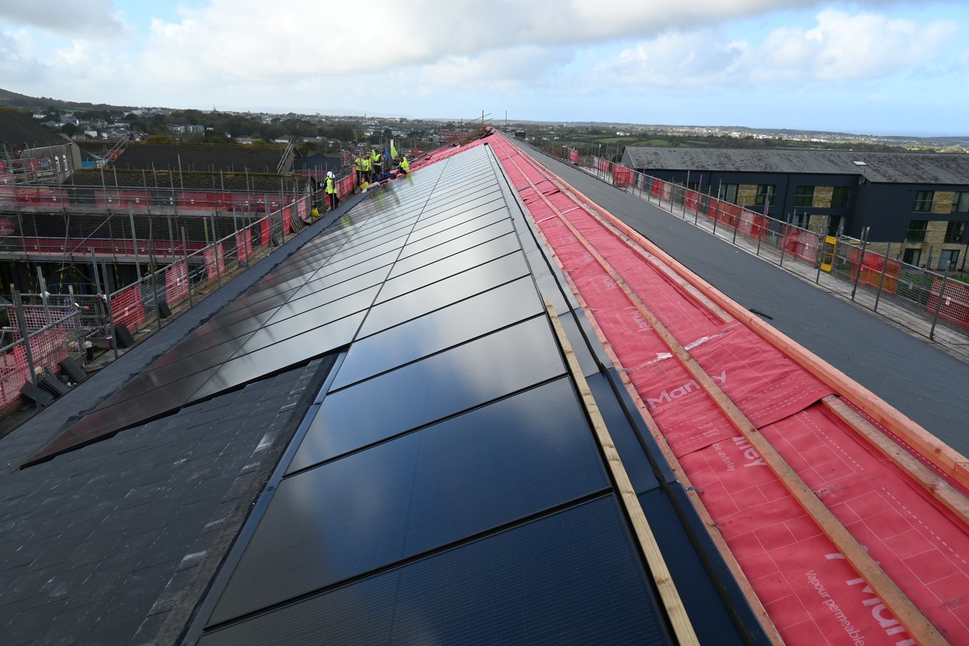 Pic three panels on roof