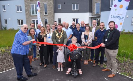 Quintrell ribbon cutting