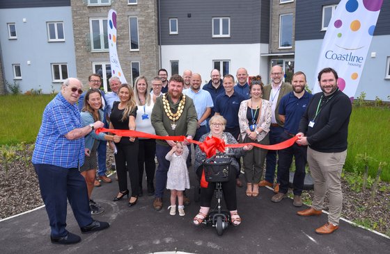 Quintrell ribbon cutting