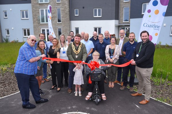 Quintrell ribbon cutting