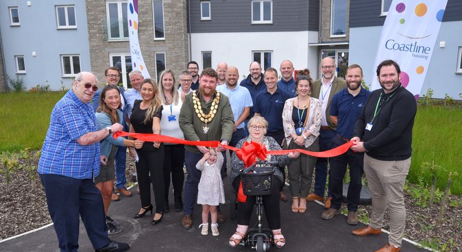 Quintrell ribbon cutting