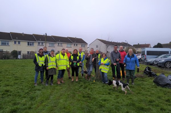 St Meriadoc tree planting Feb 23