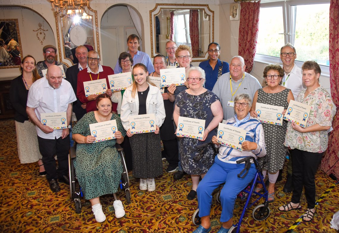 Volunteer Group photo - CATH AWARDS 2024